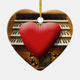 Organverzierung der Liebe I Keramikornament