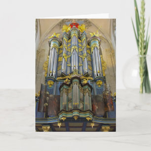 Orgel, Breda, Niederlande Grußkarte Karte