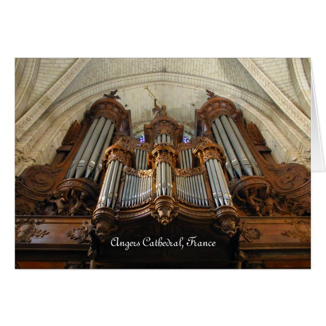 Orgel der Kathedrale Angers, Frankreich (Vorderseite (Horizontal))