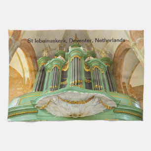 Orgel in St Lebuinuskerk Deventer Geschirrtuch