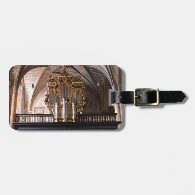 Orgel Pfarrkirche St. Wolfgang am Wolfgangsee Gepäckanhänger (Vorderseite horizontal)