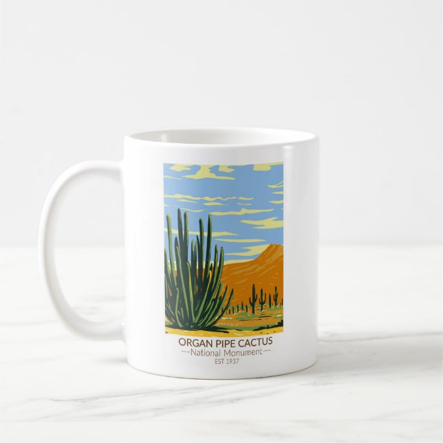 Orgel Pipe Cactus National Monument Arizona Kaffeetasse (Links)