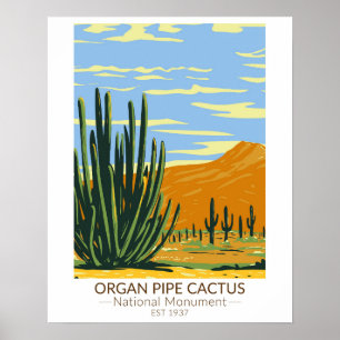 Orgel Pipe Cactus National Monument Arizona Poster