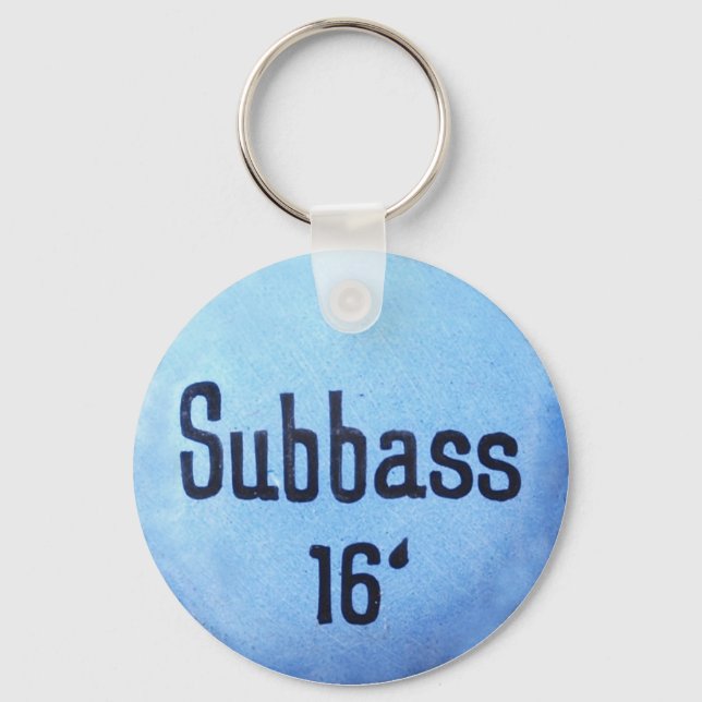 Orgel Schüssel Schlüsselanhänger (Vorderseite)