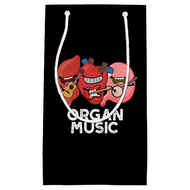 Orgelmusik Funny Anatomy Body Parts Pun Kleine Geschenktüte (Vorderseite)
