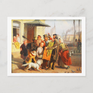 Orgelschleifer Postkarte