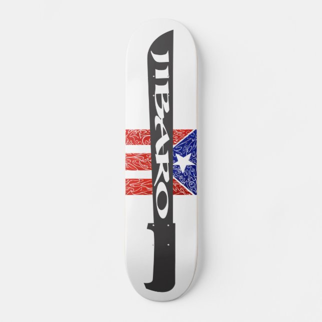 Orgullo Boriqua SK8 Brett Skateboard (Vorderseite)