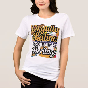 Orgullo Latino: Stolz auf mein Erbe Tri-Blend Shirt
