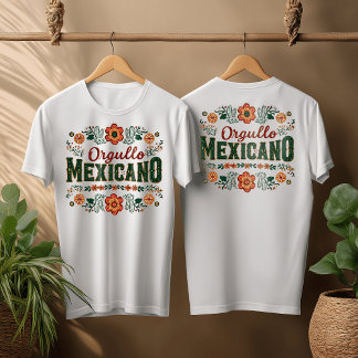 Orgullo Mexicano Design, hispanischer Kulturerbe M T-Shirt