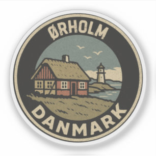 Ørholm, Dänemark Danmark  Aufkleber