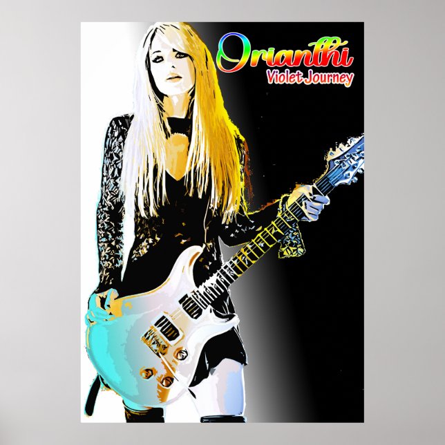 Orianthi Violet Journey Album Cover Poster (Vorne)