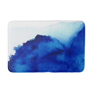 Orient Accent Watercolor Blue Badematte