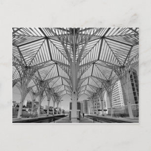 Orient-Bahnstation in Lissabon Postkarte