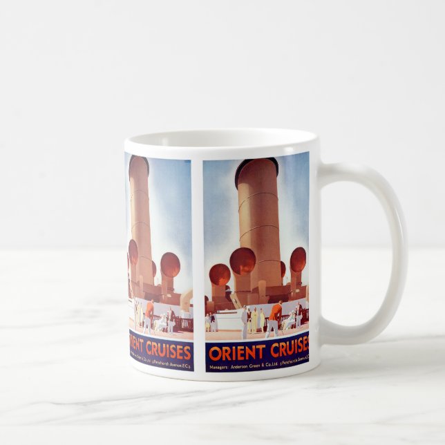 Orient Cruises Big Funnel Kaffeetasse (Rechts)