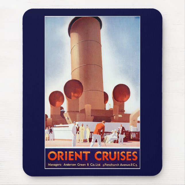 Orient Cruises Big Funnel Mousepad (Vorne)