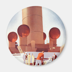 Orient Cruises Großer Schornstein Magnet