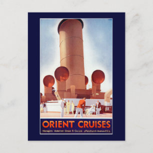 Orient Cruises Großer Schornstein Postkarte