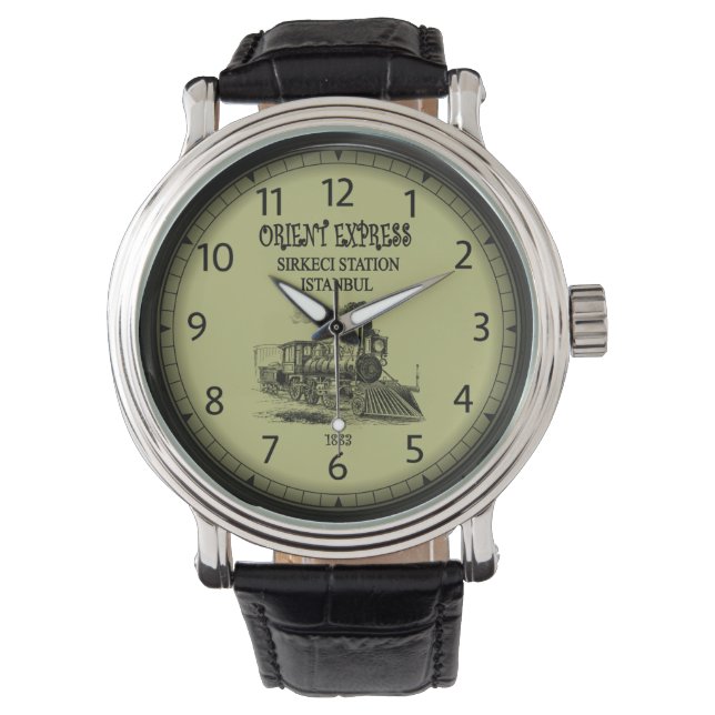 Orient Express Gare de l'Est Bahnhof Paris Armbanduhr (Vorderseite)