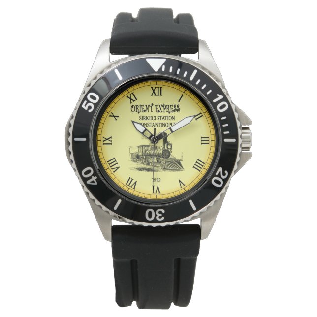 Orient Express Gare de l'Est Bahnhof Paris ~ Armbanduhr (Vorderseite)