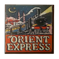 Orient Express Paris Poster Tile