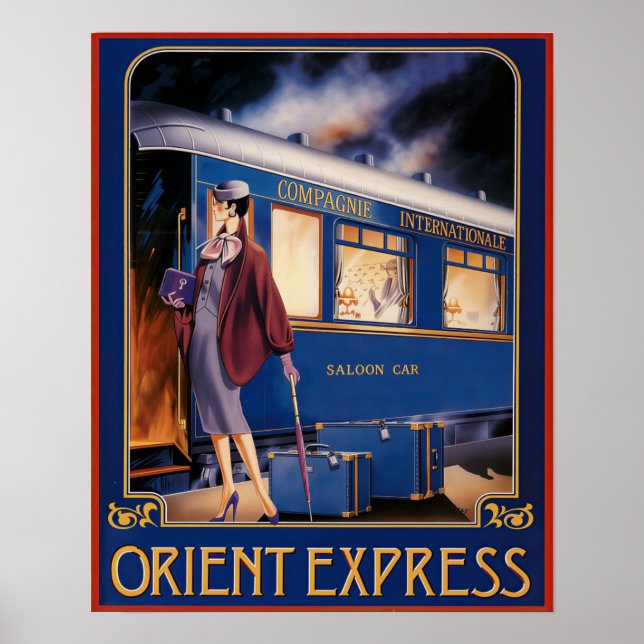 Orient-Express-Plakat Poster (Vorne)