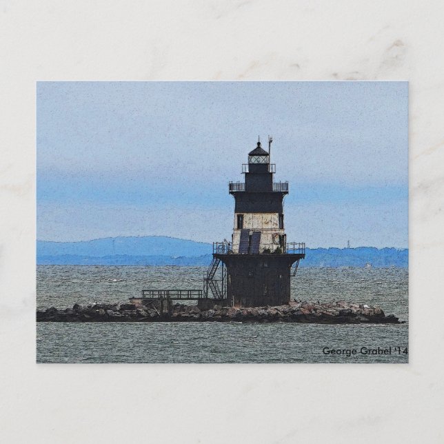 Orient Light House, Stoming Morning Postkarte (Vorderseite)