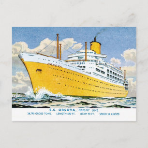 Orient Lines Orsova Postkarte