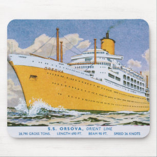 Orient Line's ss Orsova-Mausepad Mousepad