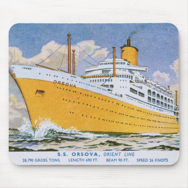 Orient Line's ss Orsova-Mausepad Mousepad (Vorne)