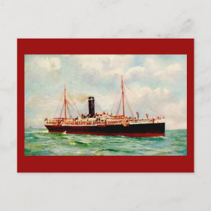 ORIENT-PAZIFIK-LINIE R.M.S. "ORONTES" 1905 POSTKARTE