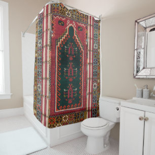 Oriental Antique Kilim Rug Duschvorhang