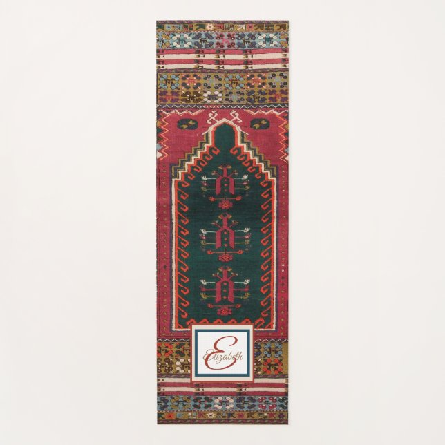 Oriental Antique Kilim Rug Yogamatte (Vorderseite)
