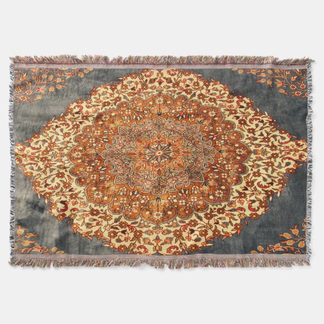 Oriental Antique Persian Türkischer Kilim Teppich Decke (Vorderseite)