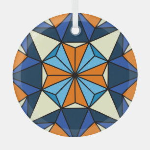 Oriental Arabic Geometric Seamless Pattern Ornament Aus Glas