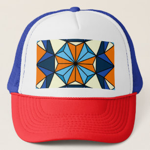 Oriental Arabic Geometric Seamless Pattern Truckerkappe