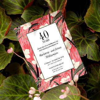 Oriental Bamboo japanische Blume 40 Jubiläum