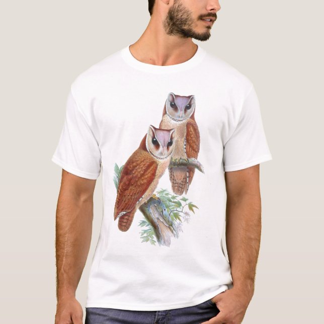 Oriental Bay Barn Owl T-Shirt (Vorderseite)