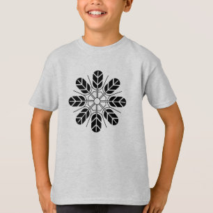 Oriental Black Japan Inoue Mon Orientalische Kunst T-Shirt