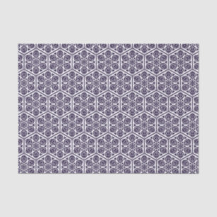 Oriental Blue Turkish Rosette Geometric Vector Art Seidenpapier