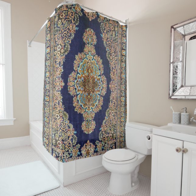 Oriental Carpet Rug Killim Duschvorhang (Beispiel)