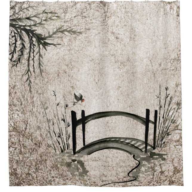 Oriental Duschvorhang (Vorderseite)