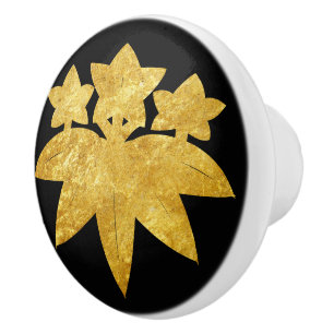 Oriental Falschgold Kamakura Minamoto Japan Mon Ar Keramikknauf