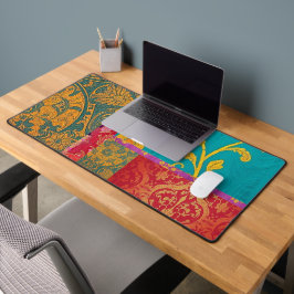 ORIENTAL farbiges grünes Rot - Desktop, Mauspad Schreibtischunterlage