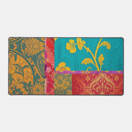ORIENTAL farbiges grünes Rot - Desktop, Mauspad Schreibtischunterlage