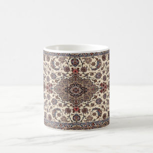 Oriental Floral Persian Teppichmuster Kaffeetasse