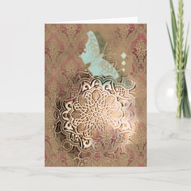 Oriental Glow II - Grußkarte Dankeskarte (Vorderseite)