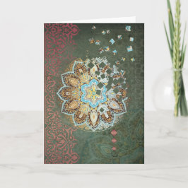 Oriental Glow III - Grußkarte Dankeskarte