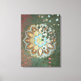Oriental Glow III - Wrapped Canvas Leinwanddruck