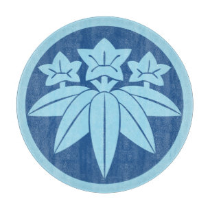 Oriental Kamakura Minamoto Mon Japanischer Clan Bl Schneidebrett