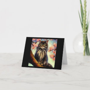 Oriental Longhair Cat Karte